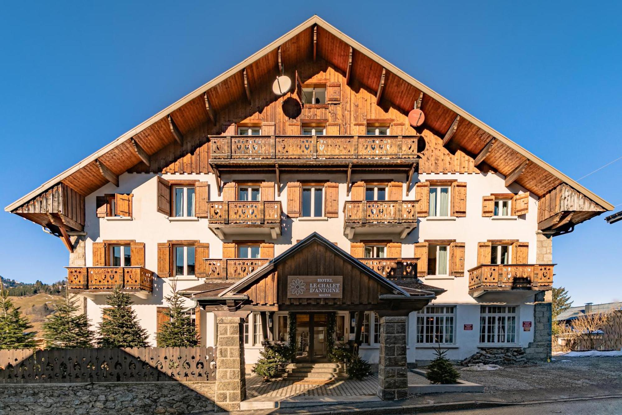 Hôtel Le Chalet d'Antoine à Megève Extérieur photo